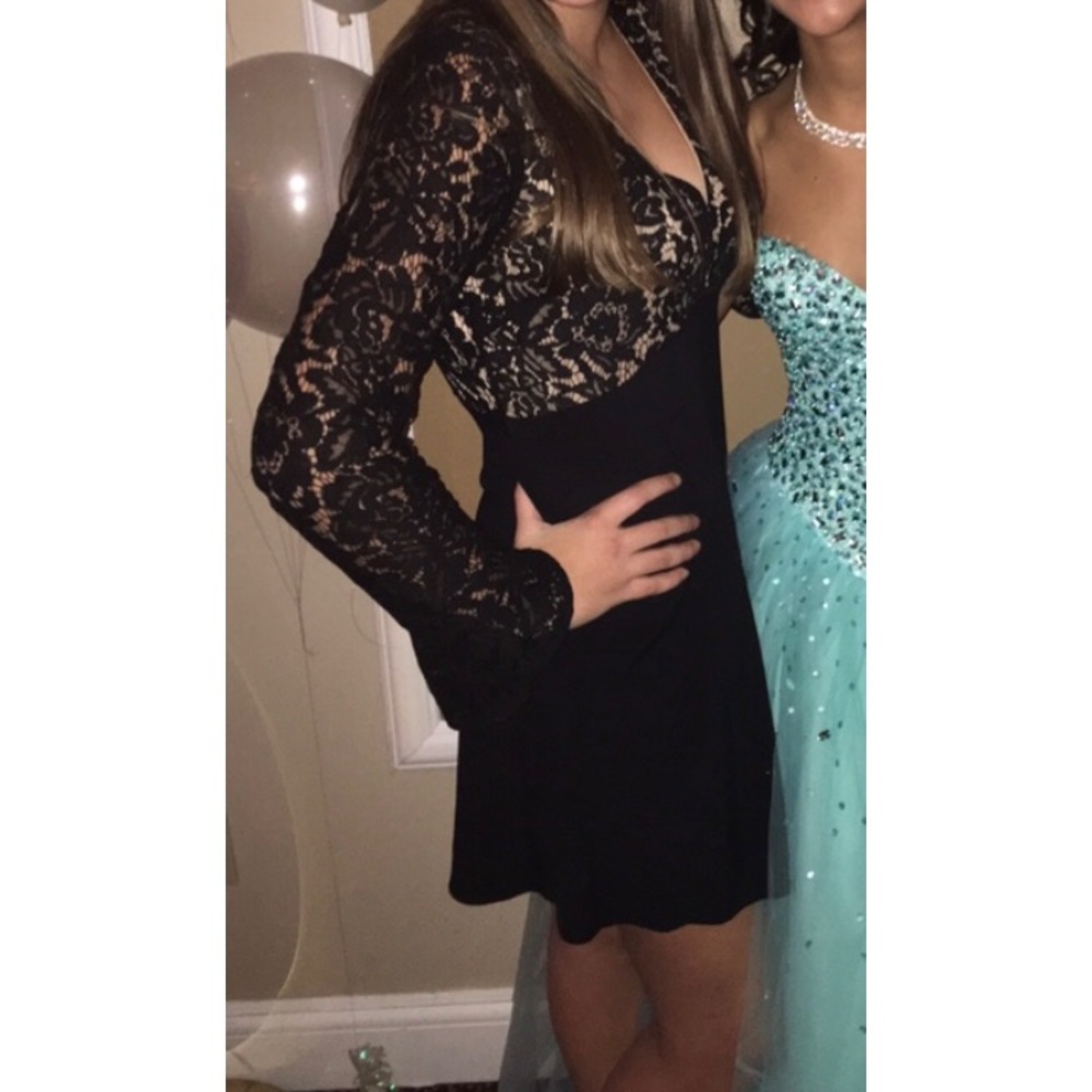 Forever 21 Black Lace Dress